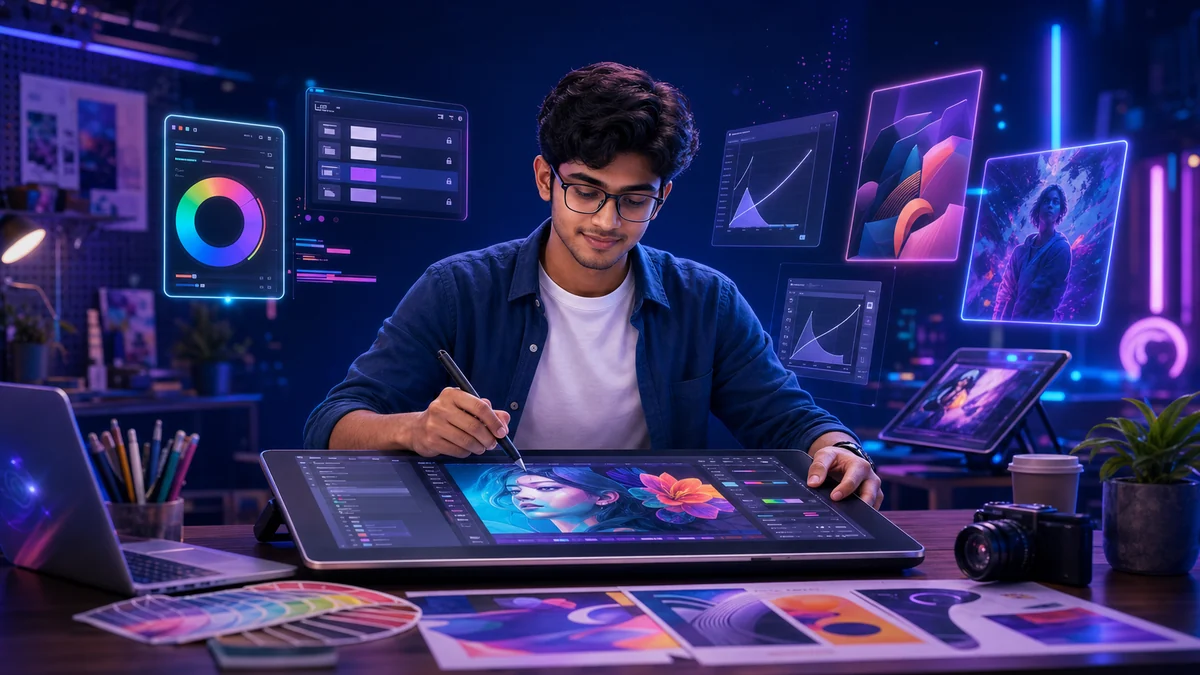 Creative design dashboards and digital workspace